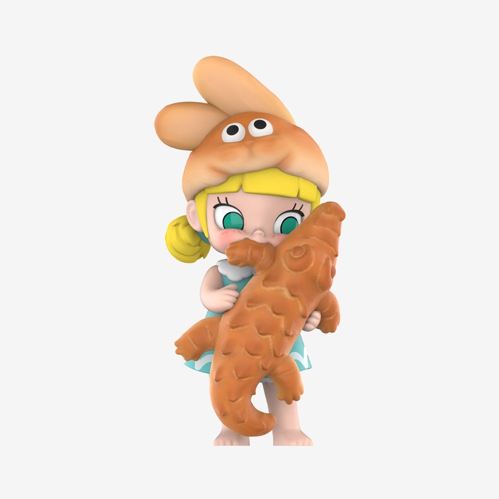 Pop Mart Molly Carb Lover Figure Crocodile Bread